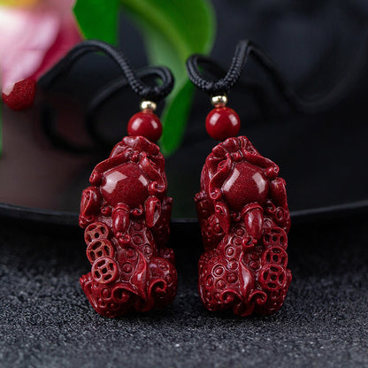 Cinnabar Pixiu jewelry