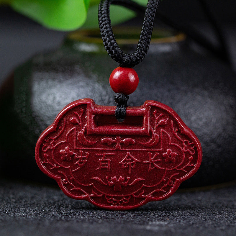 Auspicious Longevity Charm Pendant