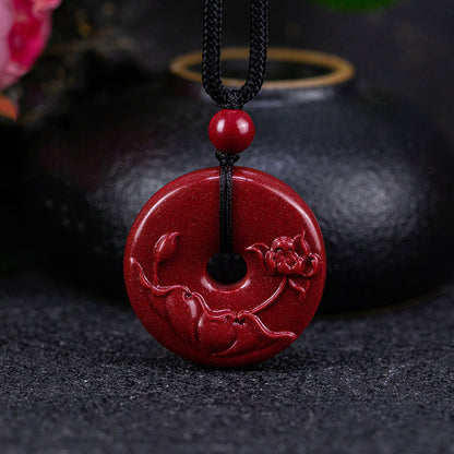 Safety - and - purity Cinnabar Pendant