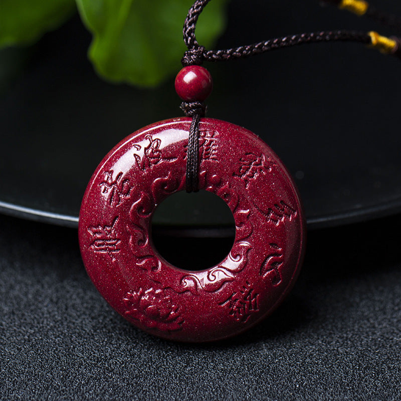 Spiritual Protection Cinnabar Peace - button