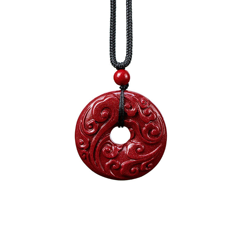 Safety - symbol Cinnabar Cloud Pendant