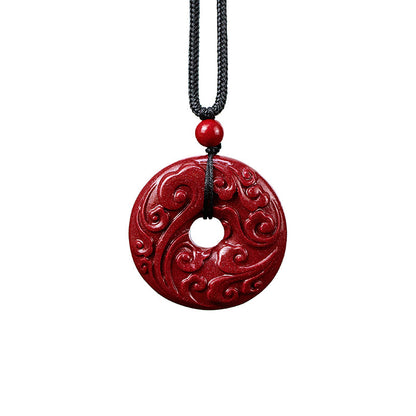 Safety - symbol Cinnabar Cloud Pendant