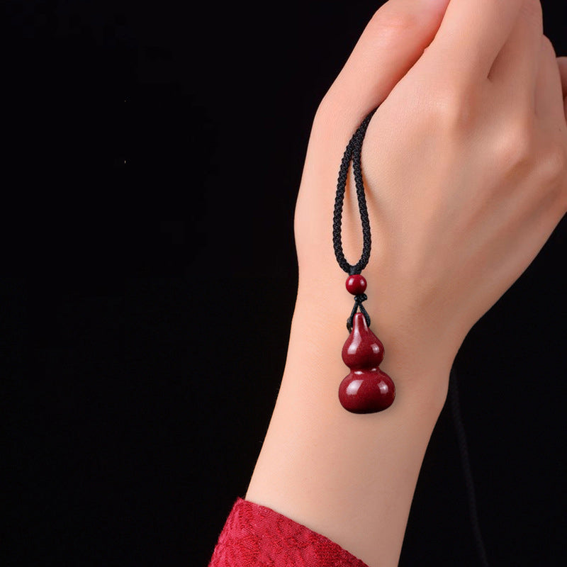 Cinnabar gourd jewelry