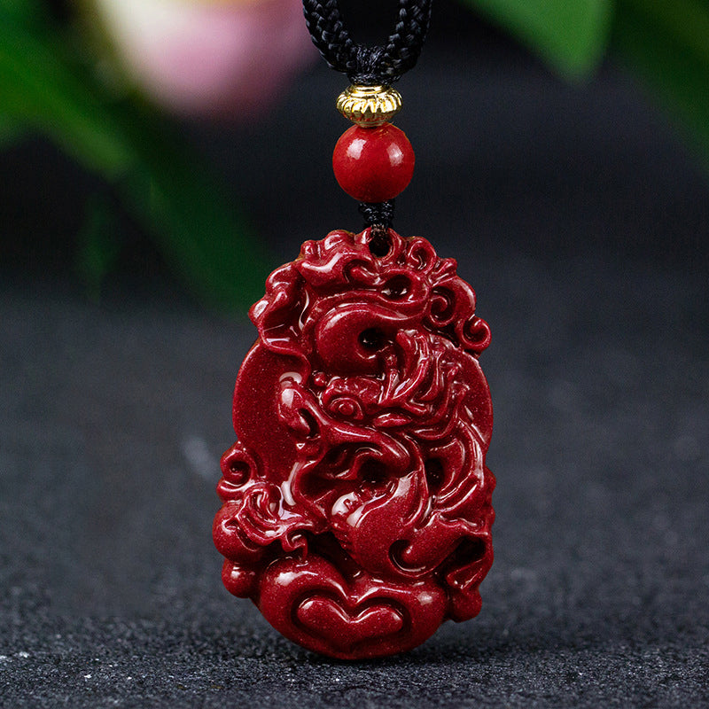 Stunning Cinnabar Zodiac Pendants - Unique Symbols of Each Year