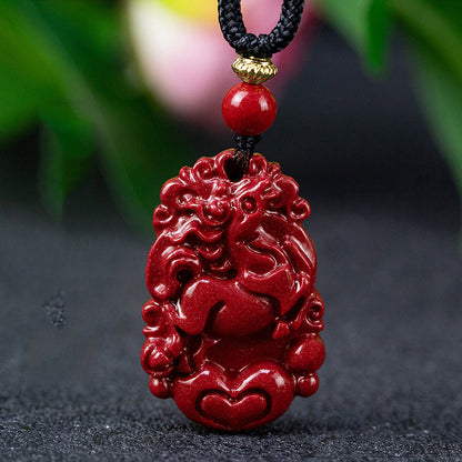 Stunning Cinnabar Zodiac Pendants - Unique Symbols of Each Year