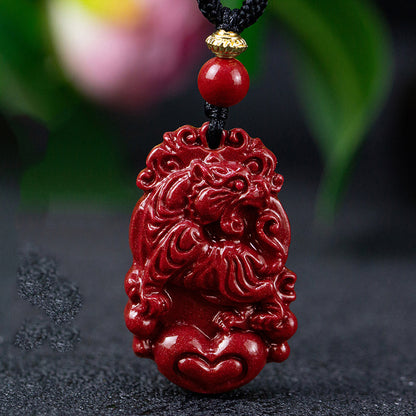 Stunning Cinnabar Zodiac Pendants - Unique Symbols of Each Year