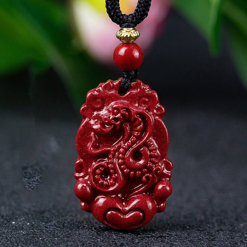 Stunning Cinnabar Zodiac Pendants - Unique Symbols of Each Year